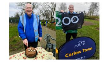 'Absolute legend'- Carlow man (87) celebrates 200th park run with family and friends