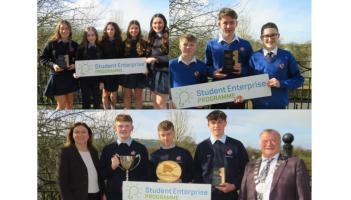 Amazing businesses created by Carlow secondary school students win top places