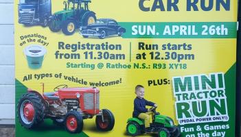 Carlow school hosting a fundraiser tractor run with new for 2026 mini tractor run