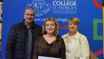 'Well-deserved'- Young woman proudly receives &euro;500 Carlow College scholarship