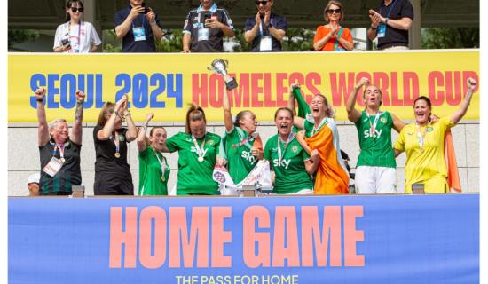 Girls in green to bring home trophy following huge win at 2024 Homeless World Cup in South Korea