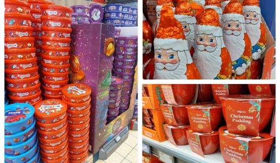 Is it Christmas already? Roses, Santa's and Christmas pudding spotted at Aldi in Carlow