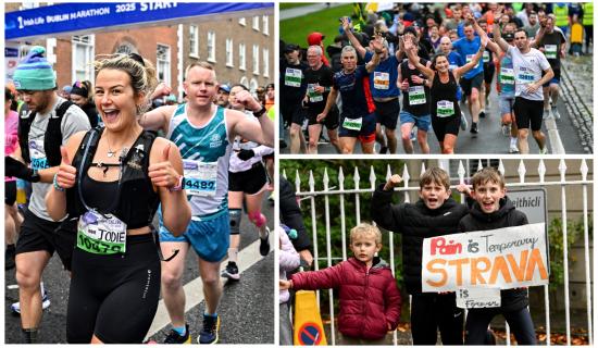 PICTURES: Spot the Tipperary faces among thousands running the 2025 Dublin Marathon