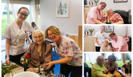 PICTURES: Carlow hospital welcomes spring with flowers, tea and a burst of colour
