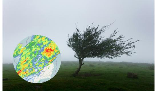 Weather warnings in place as experts warn of a 'good few hours' of strong winds and rain