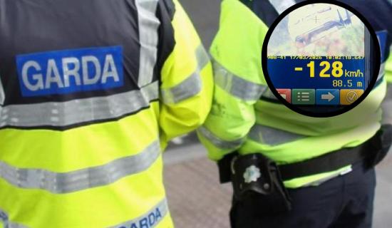 Carlow driver arrested after being caught doing almost double the speed limit