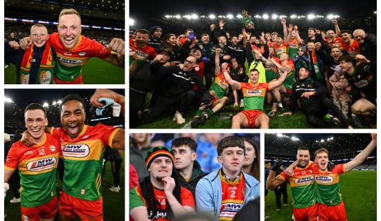 PICTURES: Relive the drama of Carlow's Croke Park celebrations for historic League crown