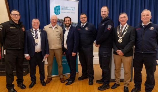 'A fantastic experience': Fire Chiefs from U.S and Sweden pay visit to Carlow
