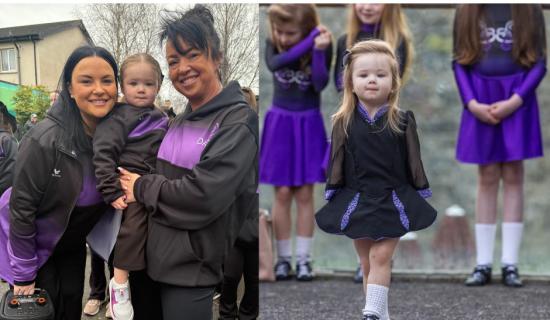 'Dancing since the day she was born' - Carlow girl (2) carries on family tradition