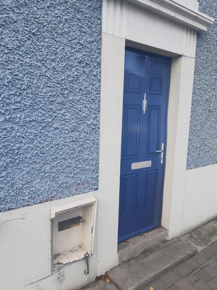 PICTURES Derelict houses in Carlow decorated with fake façades to