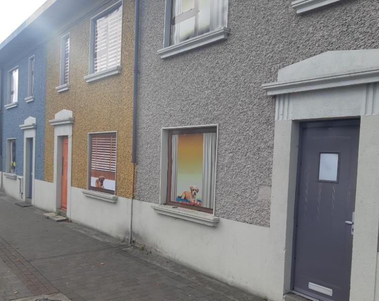 PICTURES Derelict houses in Carlow decorated with fake façades to