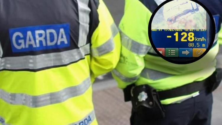 Carlow driver arrested after being caught doing almost double the speed limit