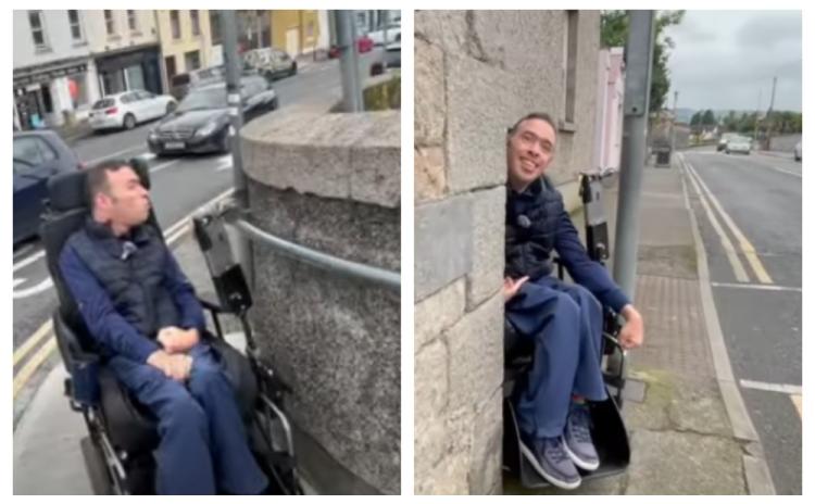 WATCH: Carlow resident raises awareness over accessibility in Carlow town 