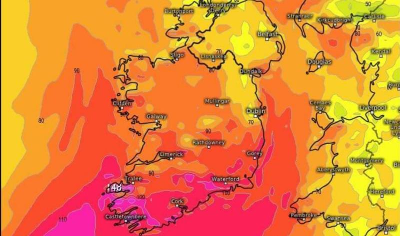 Storm Diana to lash the country with rain and high winds 