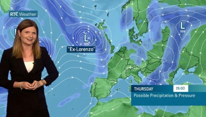BREAKING: Met Eireann issues Weather Advisory on Lorenzo  