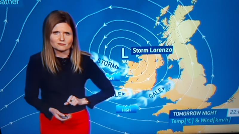 lorenzo hurricane met éireann rté weather 