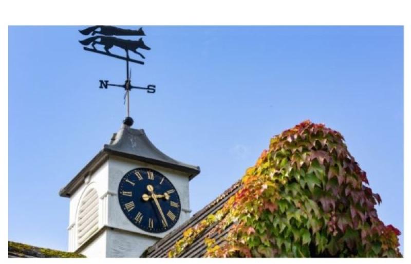 Six-bed south Kildare home with clock tower and 'private island' 