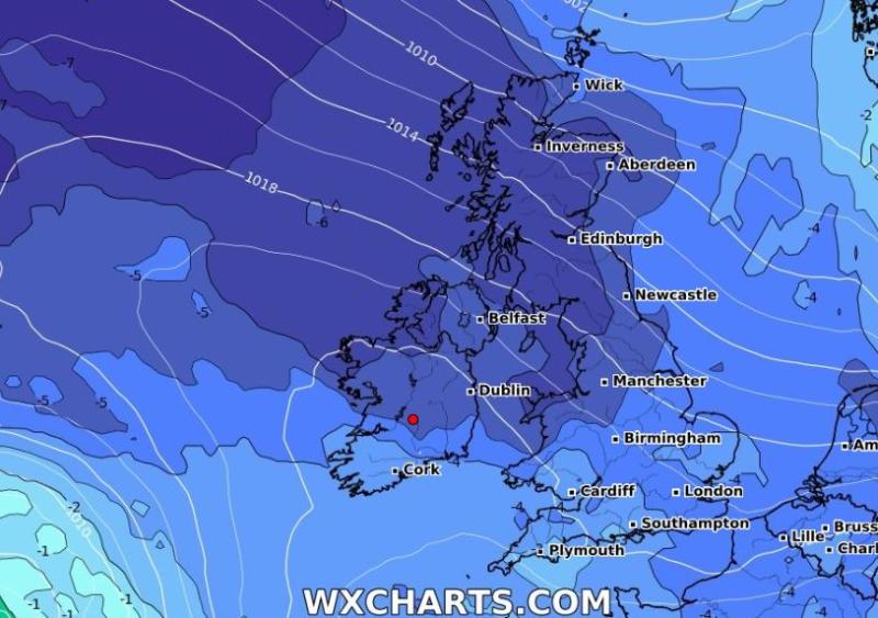 Ireland weather forecast Met Eireann Freezing