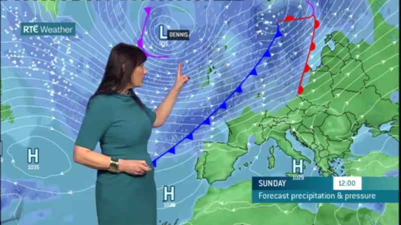 Storm Dennis weather