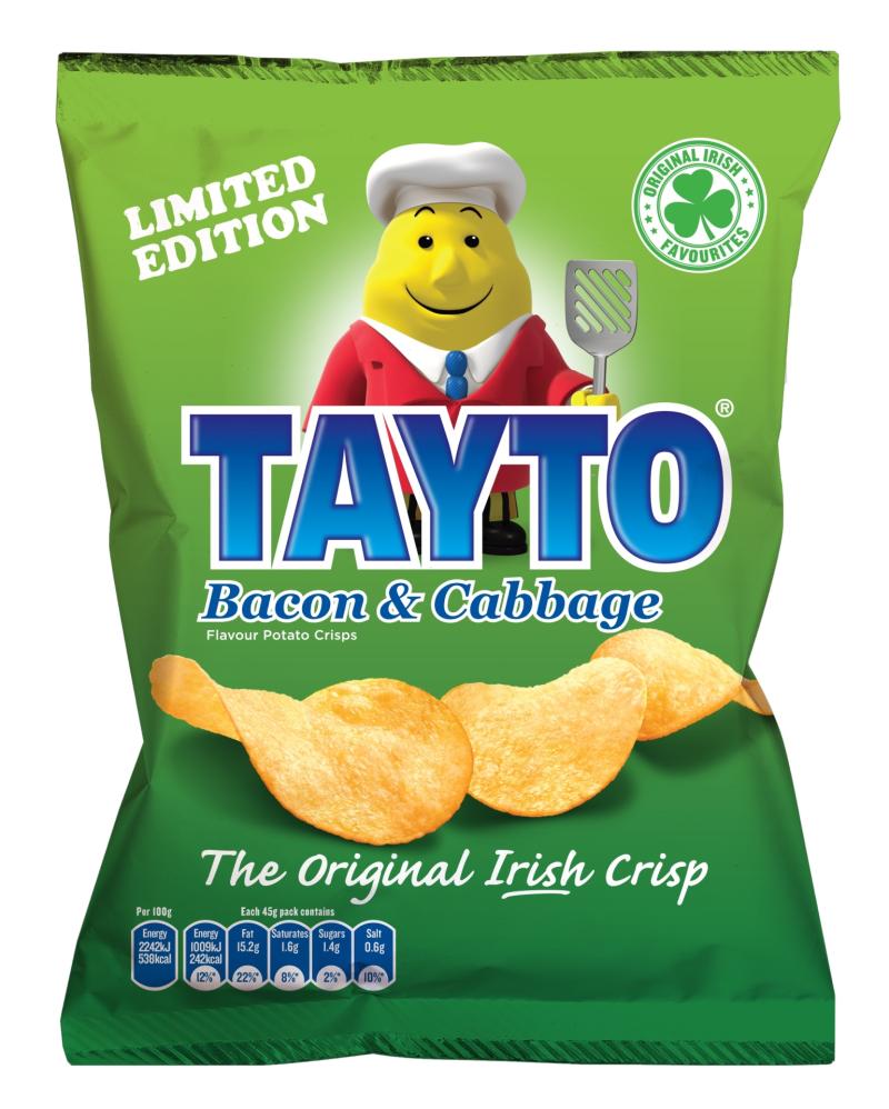 Fancy bacon and cabbage or beef stew flavour crisps?