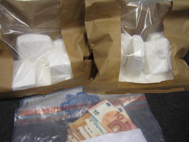 €280,000 worth of cocaine siezed after Kill, Co Kildare, drug bust