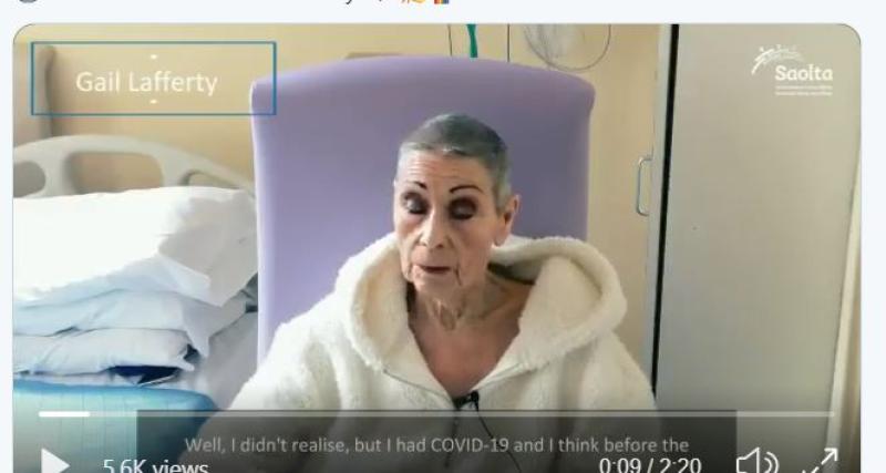 WATCH: Amazing story of how one Irish woman recovered from Covid-19 - after 71 days in hospital