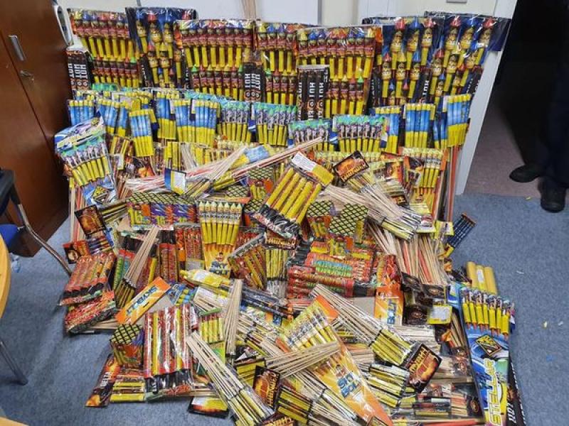 Man arrested after young woman struck by firework suffered 'serious' facial injury