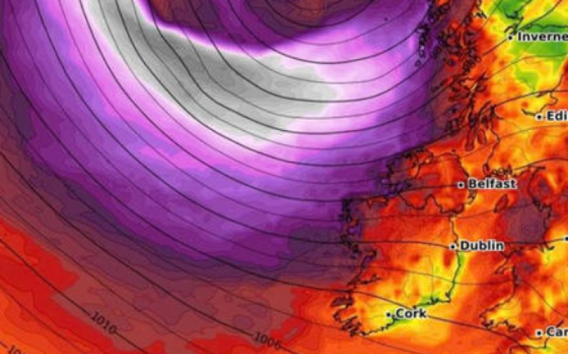 'Deep low' - Fears storm system could hit Ireland next week 