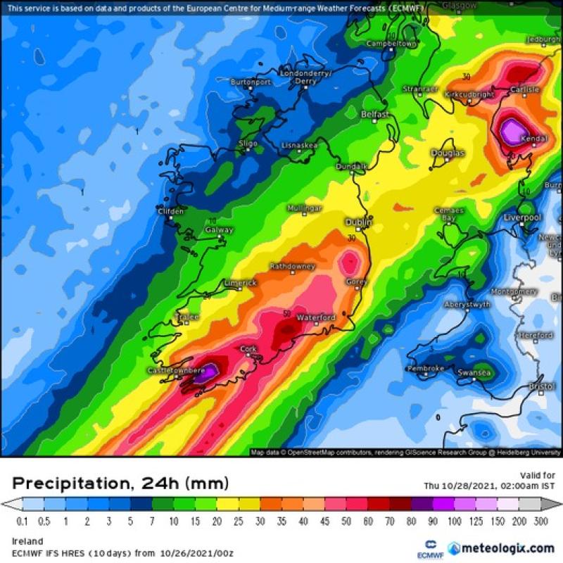 Forecaster warns orange weather warnings possible with brutal conditions to hit Ireland