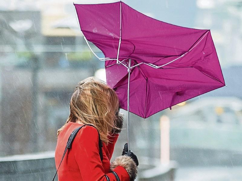 Status Yellow wind warning issued by Met Eireann 