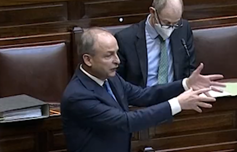 'If you want to call me a liar, call me a liar' - Labour leader and Taoiseach clash in Dáil