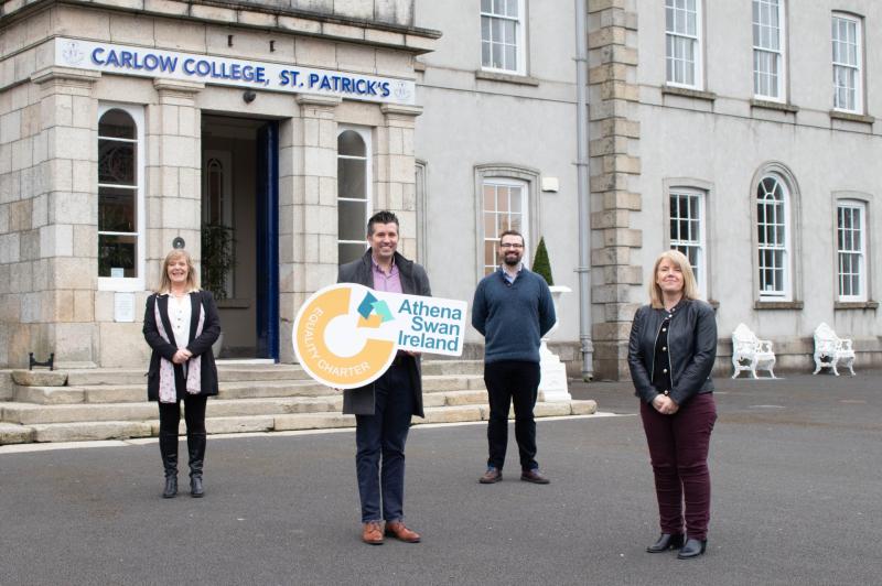 Carlow College celebrates Athena SWAN Bronze Award for gender equality in higher education