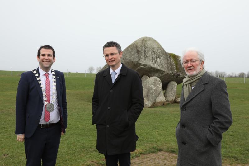 Minister for OPW marks completion of works at Browneshill Dolmen during visit to Carlow
