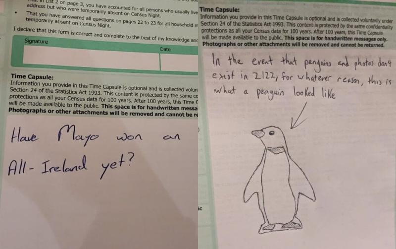 In Pictures: some of the best Census 2022 Time Capsule answers