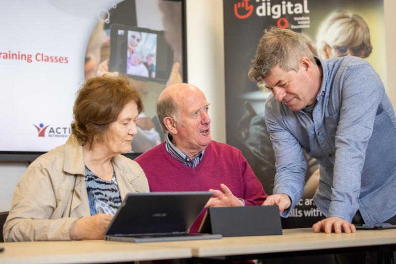 Free digital skills classes for older people in Carlow