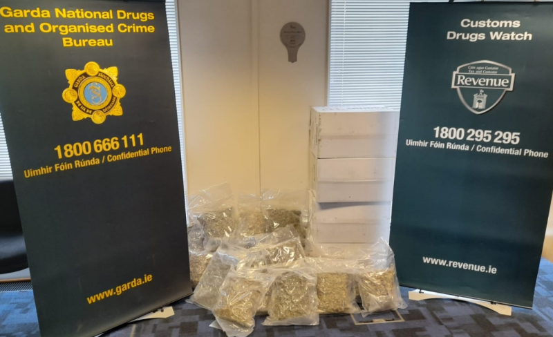 Drugs with a street value of €400,000 seized by Gardai