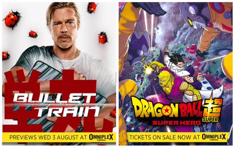 Bullet Train and  Dragon Ball Super Heros  hit Omniplex Carlow this week - reviews and trailers