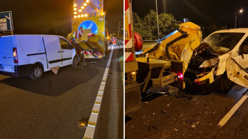 Gardaí arrest drunk unaccompanied learner driver after collision with Road Works vehicle
