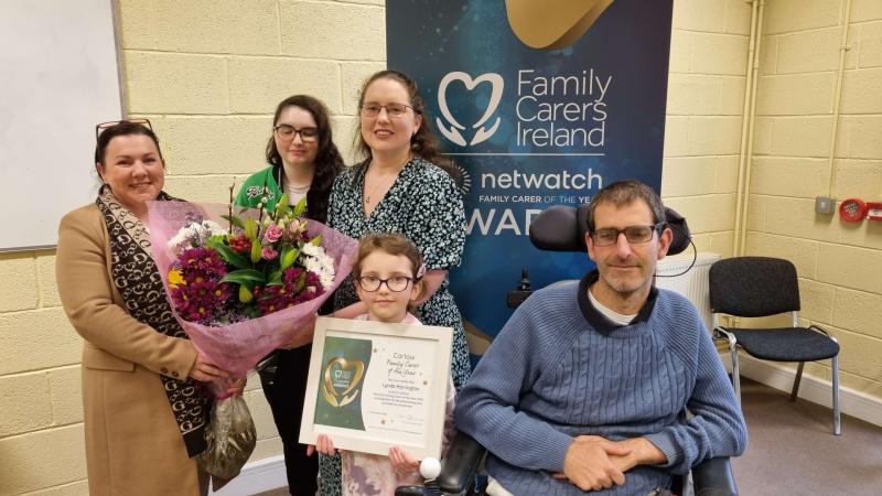 Carlow woman honoured by national charity supporting Ireland's family carers