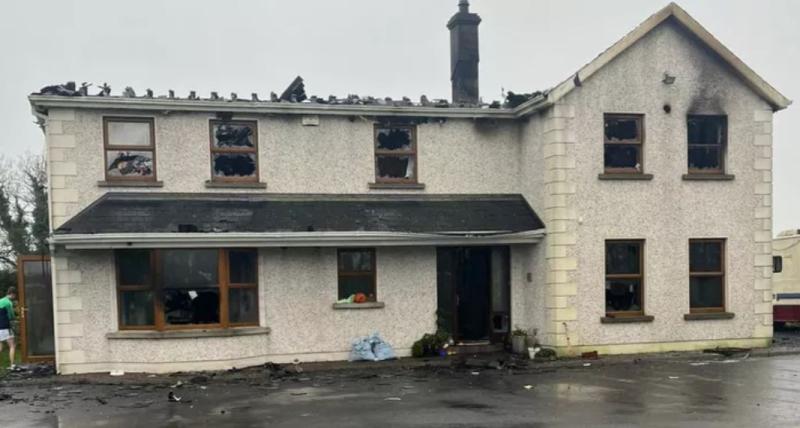 GoFundMe launched after fire destroys Carlow family's home