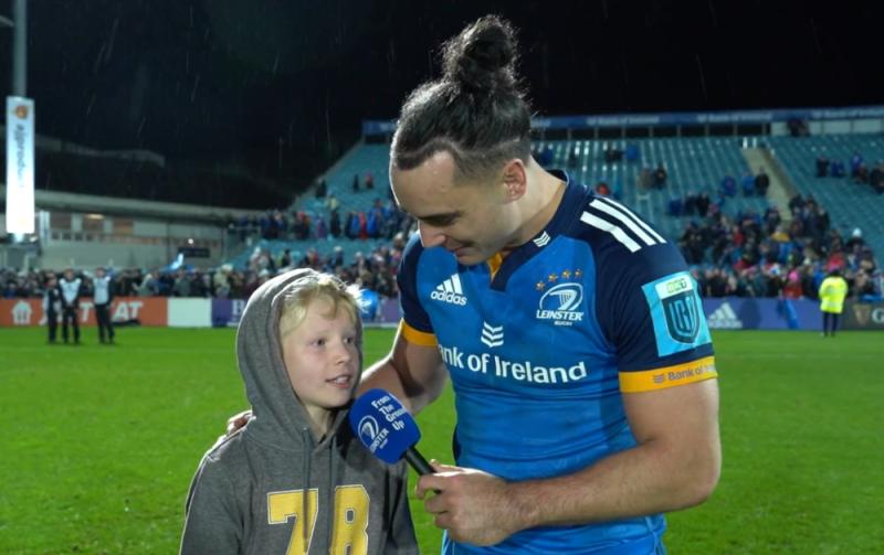 WATCH: Carlow gets a mention during heartwarming interview with Leinster star James Lowe