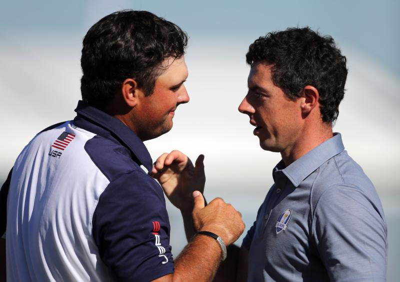 GOLF: Rory McIlroy joint leader alongside Patrick Reed at Dubai Desert Classic