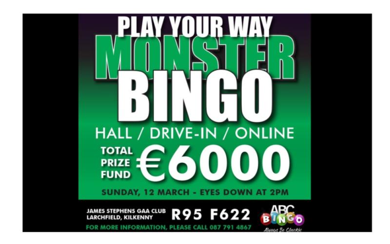 Play your way | Monster Bingo is coming to Kilkenny 