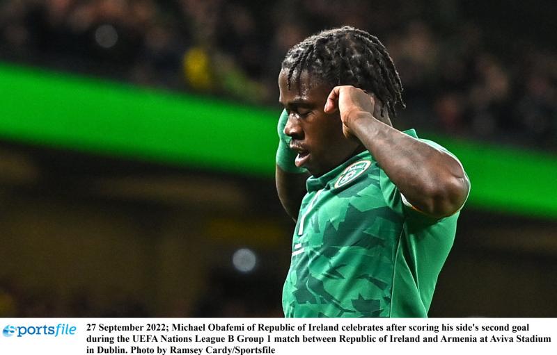 Football fan sentenced over ‘vile’ tweet about Ireland striker Michael Obafemi
