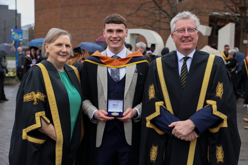 Carlow footballer receives DCU's highest student award