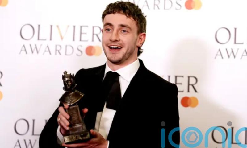 Irish actor Paul Mescal picks up top prize at prestigious Olivier Awards