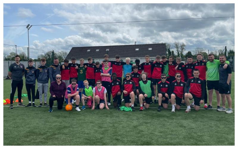 Carlow's Kennedy Cup team take on Portlaoise's visually impaired team