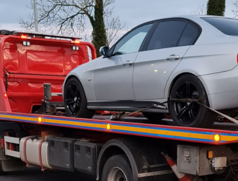 CAUGHT: Gardaí seize car of unlicensed driver travelling at dangerous speed on motorway