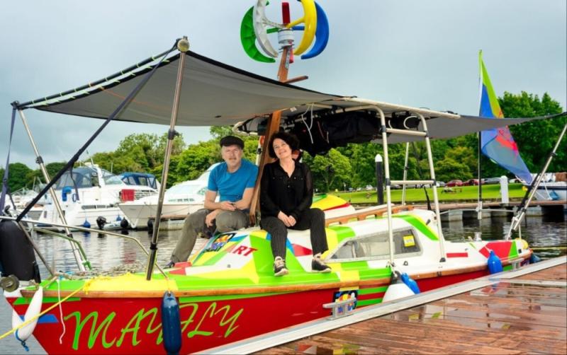 Carlow Town Park: Artists Eco Showboat docks in Carlow to spark climate discussions