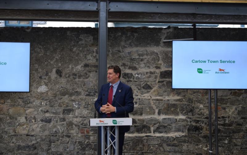 First Carlow town bus service ‘will prove transformative’ says Minister for Transport Eamon Ryan